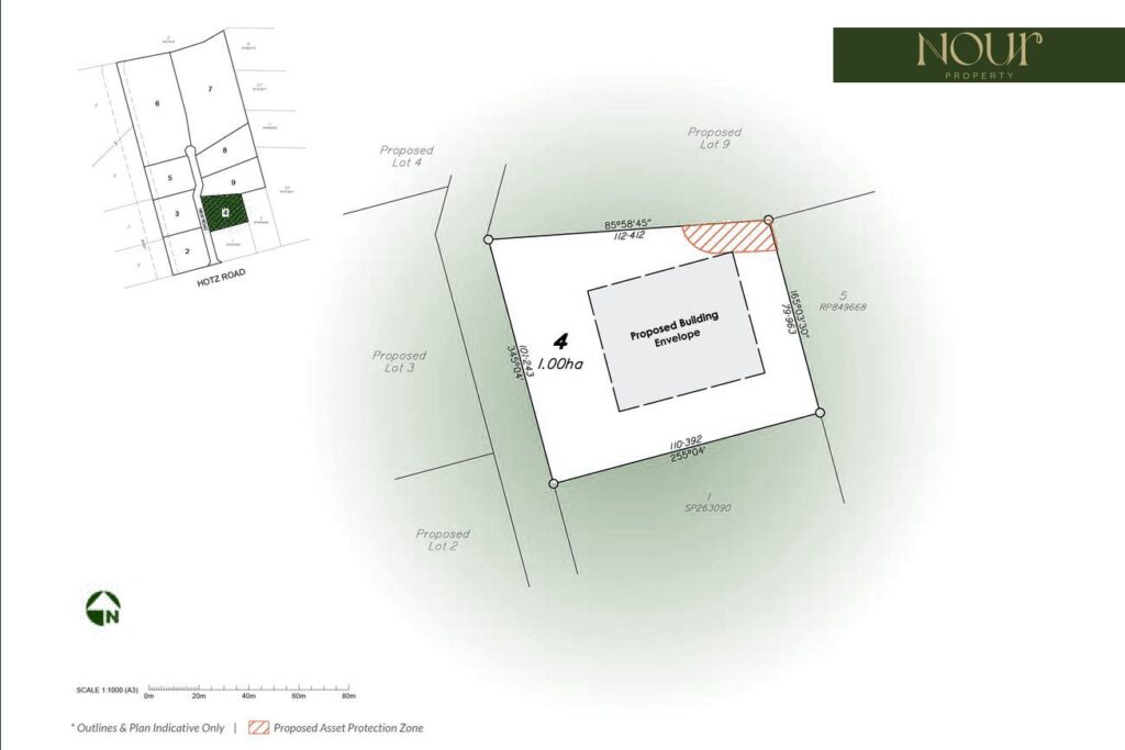 Lifestyle acreage property block for sale